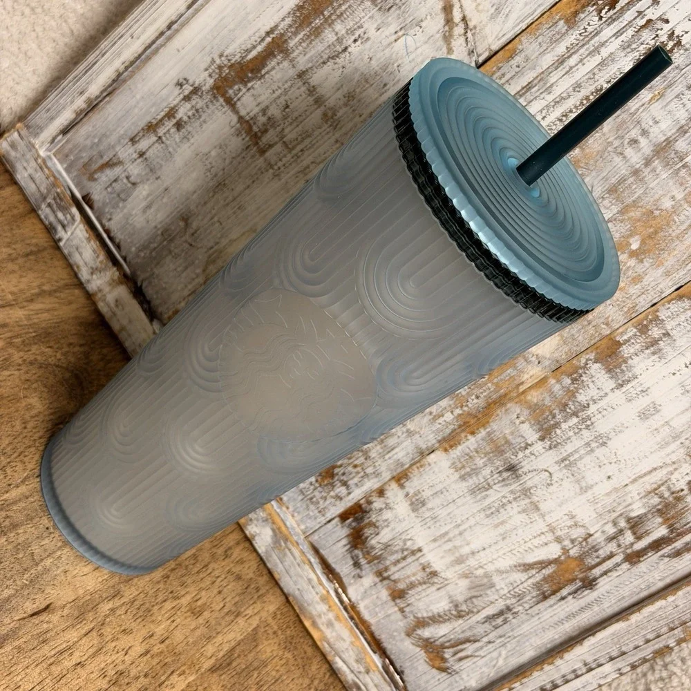Starbucks 2024 Anniversary Soft‎ Touch Mint Green Venti Tumbler 24oz Mermaid